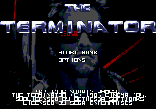 Terminator, The (USA) Title Screen